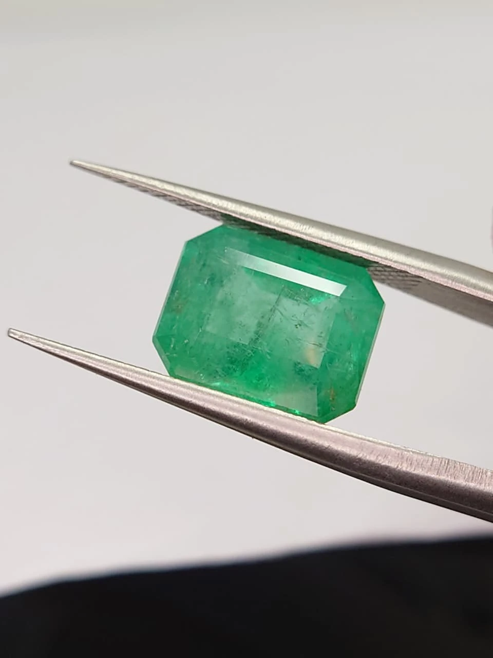 4ct Natural Octagon Cut Panjshir Emerald from Afghanistan — view 5